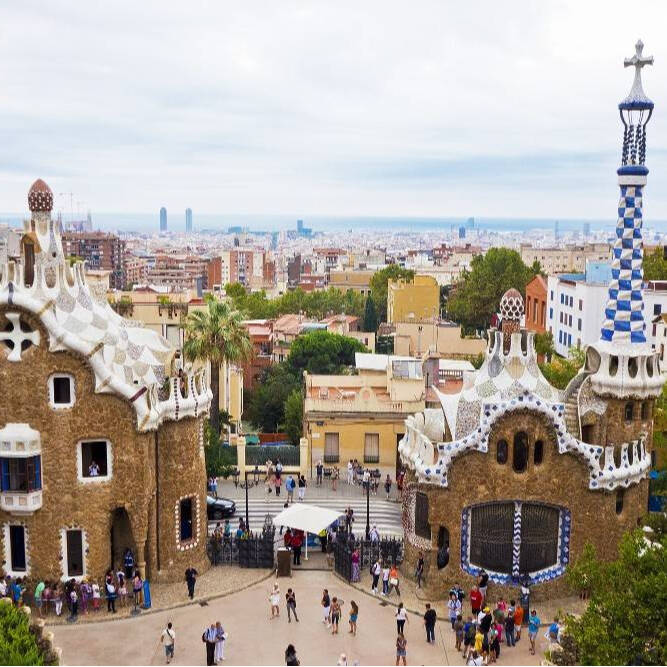 Barcelona Cityscape from Study Abroad